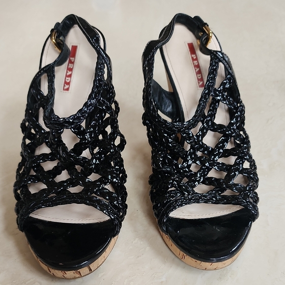 Prada Sport Black wedges - Picture 4 of 10